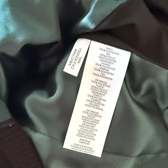 Calvin Klein Women's Dark Green Quilted Vest - Picture 5 of 5